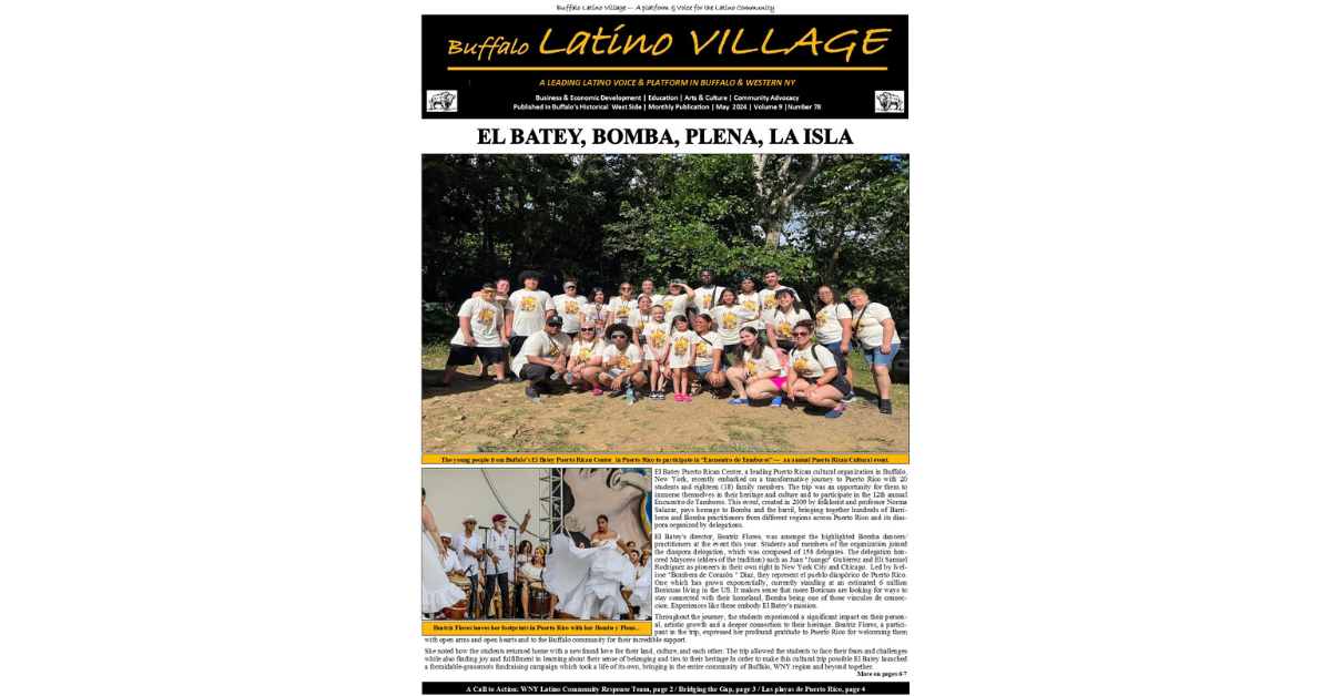 LATINO NEWSPAPER MAKES HIT IN LOCAL PUERTO RICAN/LATINO COMMUNITY