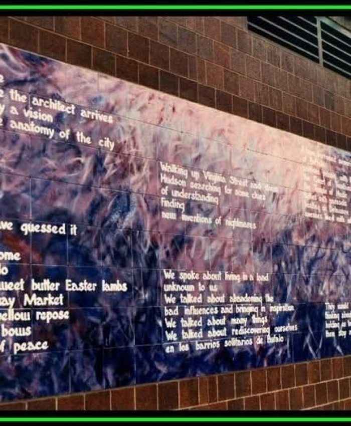 REDISCOVERING A CITY VOICE:  THE LATINO POETIC ART MURAL OF ALLEN / MEDICAL CAMPUS STATION