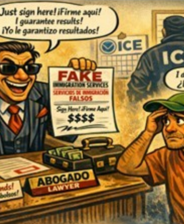 BEWARE THE LAWYER WHO PROFITS FROM OUR ICE FEAR