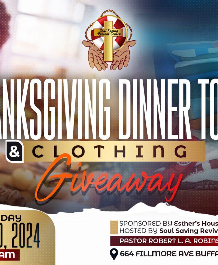 SOUL SAVING REVIVAL CENTER HOSTS 18TH ANNUAL FREE CLOTHING AND THANKSGIVING DINNER GIVEAWAY FOR THE COMMUNITY