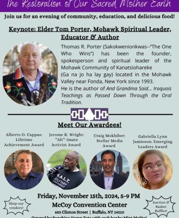 ANNUAL PEACE CENTER DINNER NOVEMBER 15TH